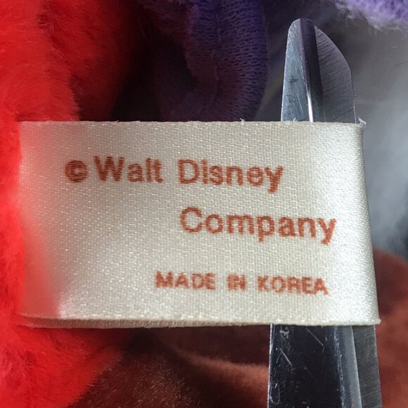 RARE Vintage Sun and Star Korea Snow White SEVEN Dwarfs Plush 9 Inch Disney - Picture 7 of 10